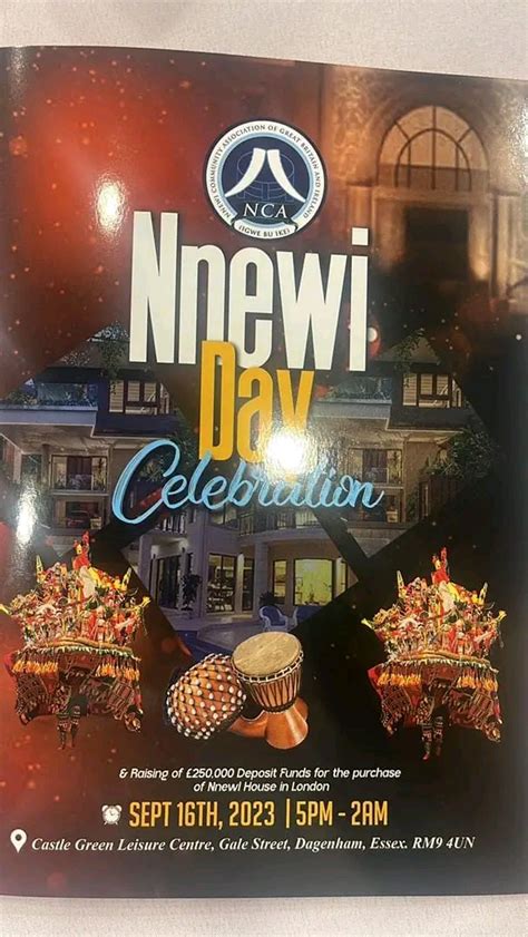 London, United Kingdom to Nnewi, Nigeria .